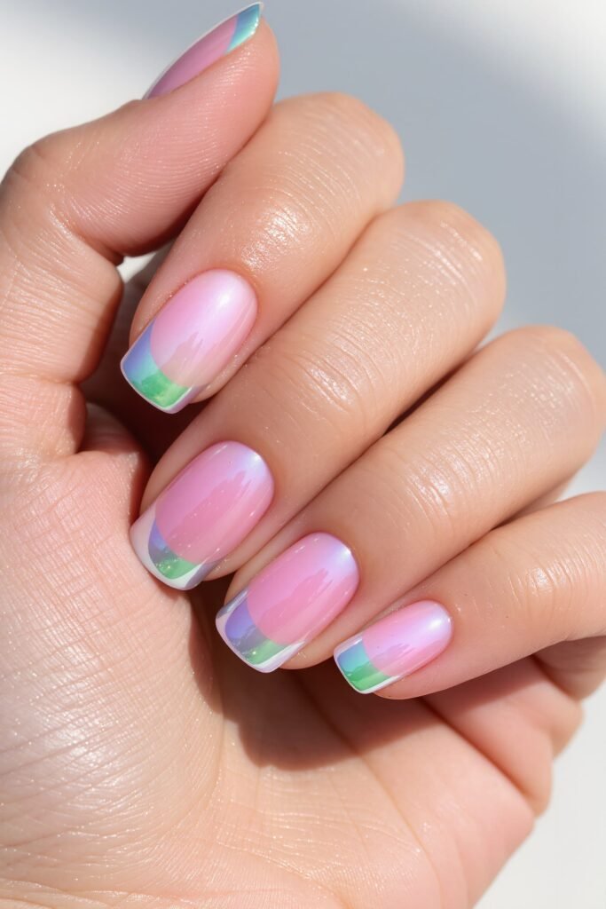 Iridescent Shell Tips