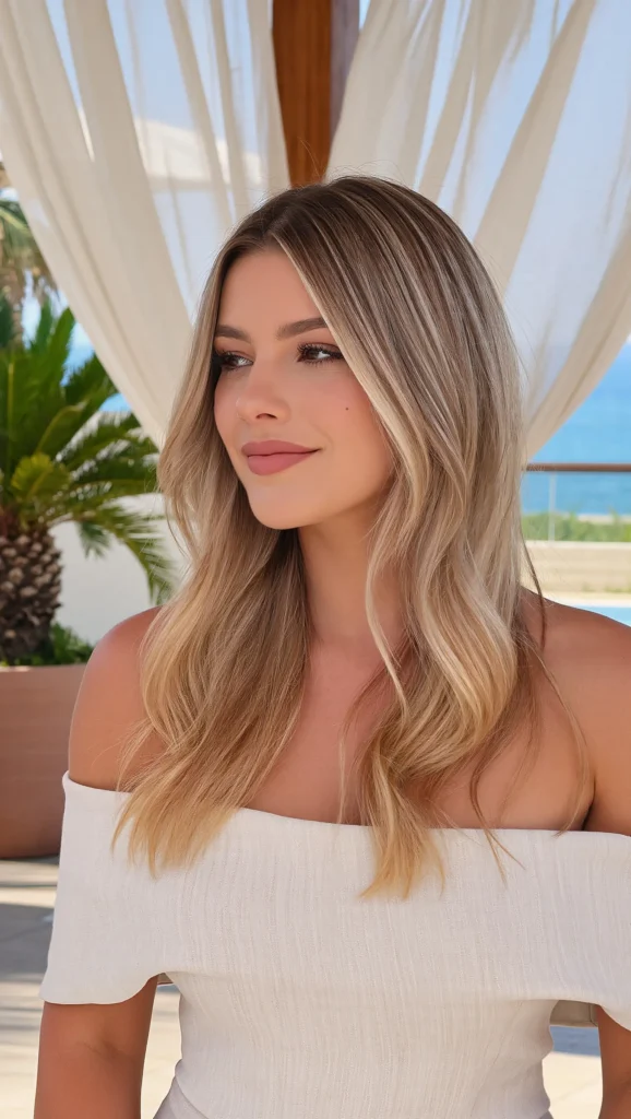 Beige Blonde Balayage
