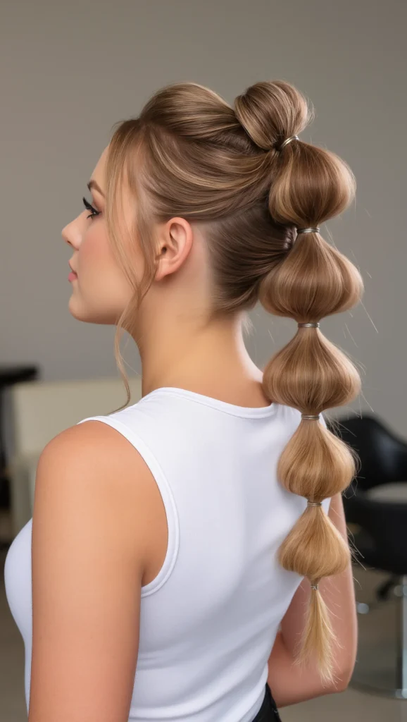 25 Cute Summer Hair Looks for 2026 5 Bubble Braids