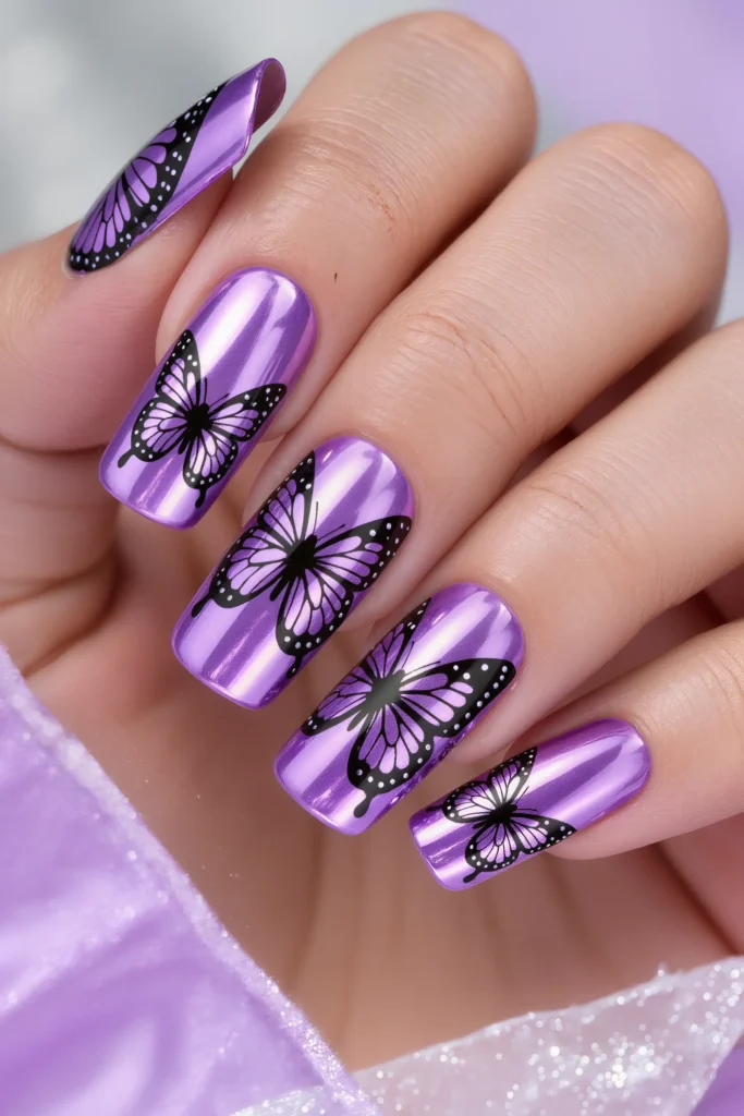 Chrome Butterfly Wings