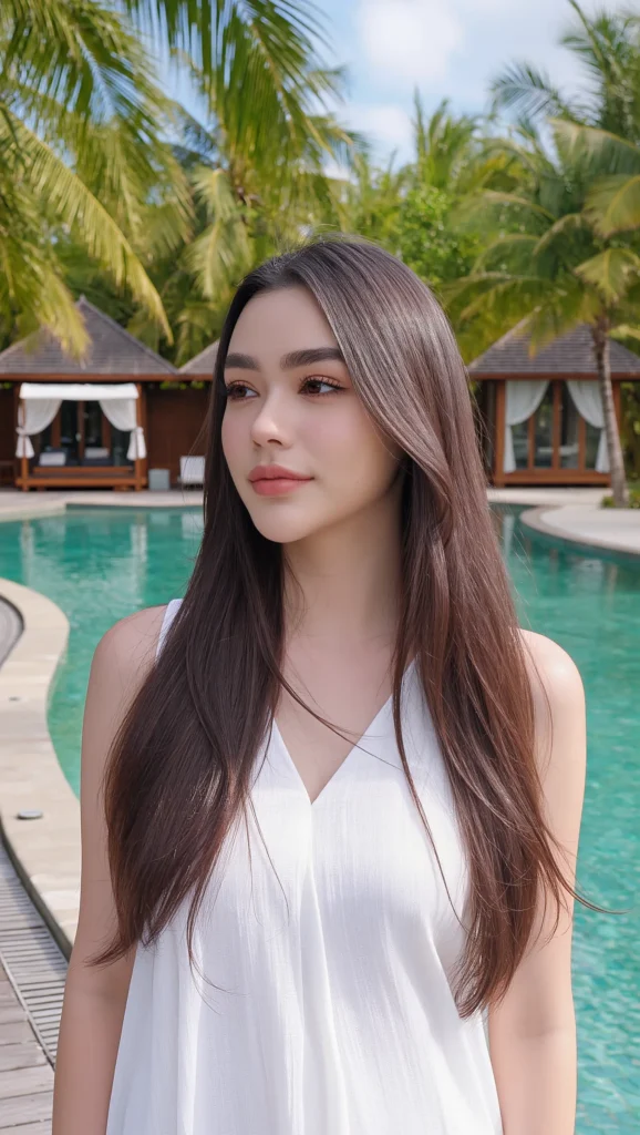 Coconut Milk Glossy Straight Hair