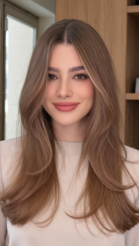25 Cute Summer Hair Looks for 2026 15 Curtain Bangs + Loose Hair