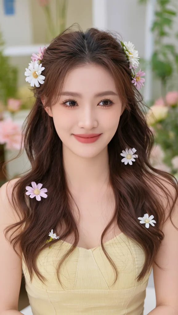 25 Cute Summer Hair Looks for 2026 20 Floral Hair Clips Look