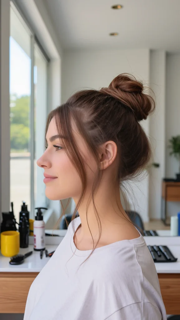25 Cute Summer Hair Looks for 2026 3 High Messy Bun