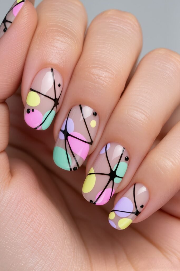 Abstract Art Nails