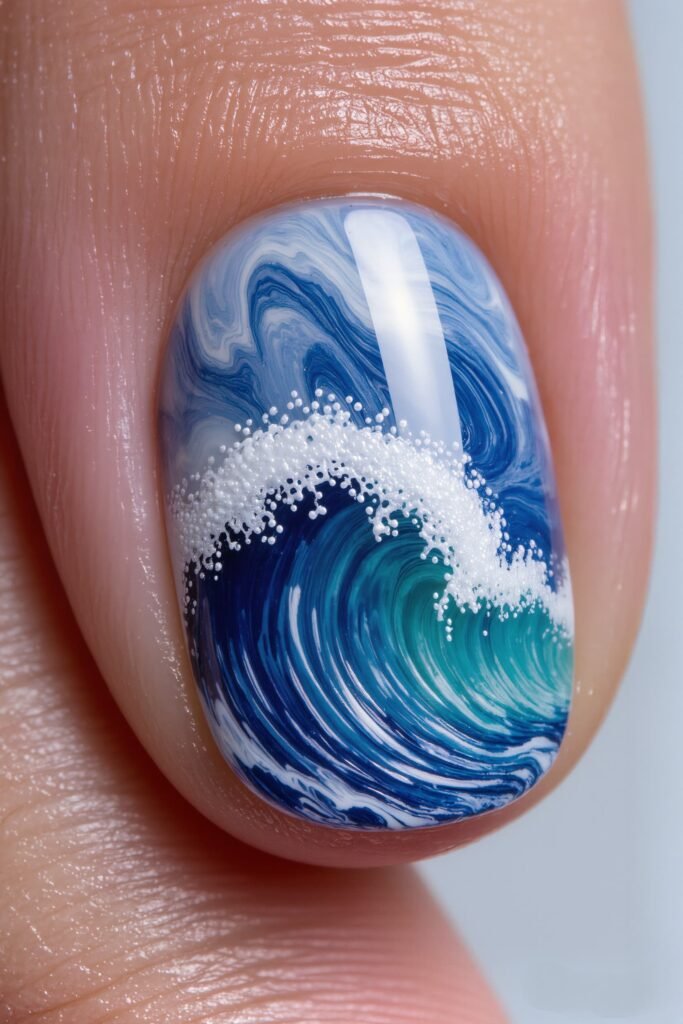 Ocean Wave Marble