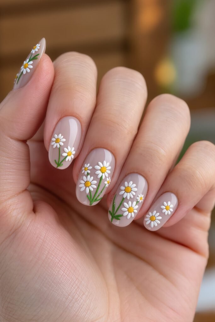 Floral Garden Nails