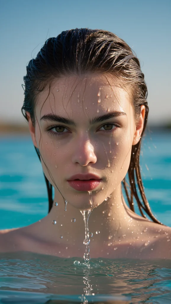 25 Pool-Friendly Hairstyles That Stay Cute All Day 12 Slicked-Back Wet Look