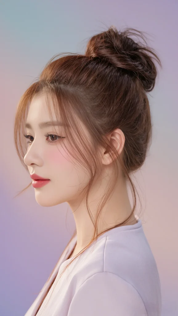 High Messy Bun