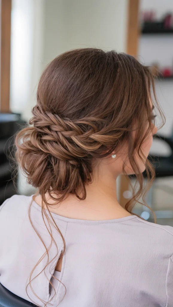 Braided Messy Bun