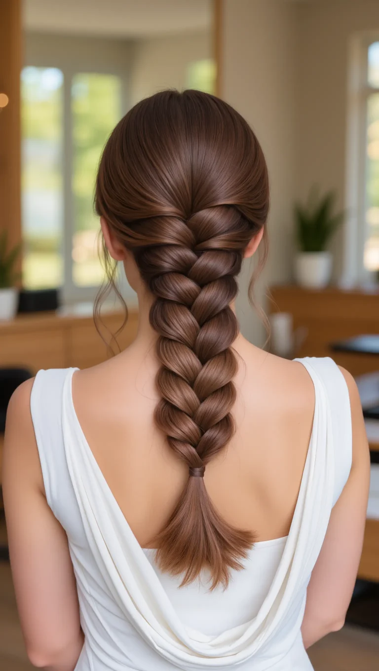 24 Braided Summer Hairstyles 2026 1 Classic French Braid
