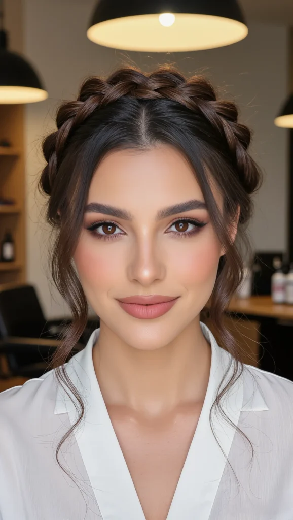 24 Braided Summer Hairstyles 2026 6 Crown Braid