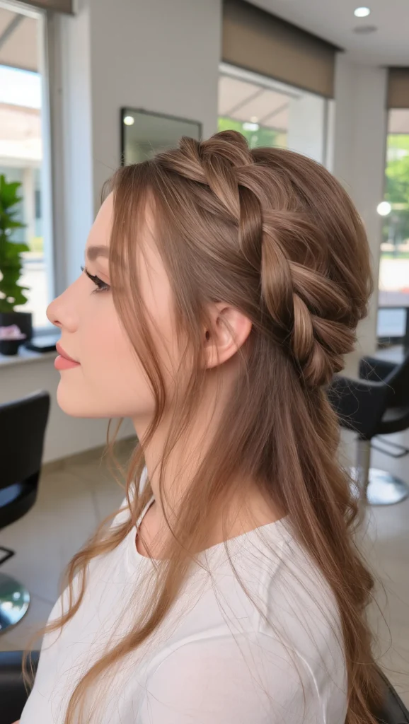 24 Braided Summer Hairstyles 2026 7 Waterfall Braid