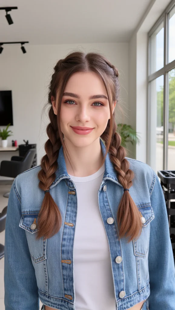 24 Braided Summer Hairstyles 2026 16 Braided Pigtails
