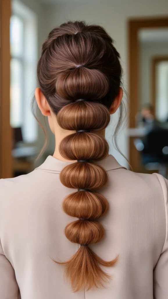 24 Braided Summer Hairstyles 2026 22 Bubble Braid