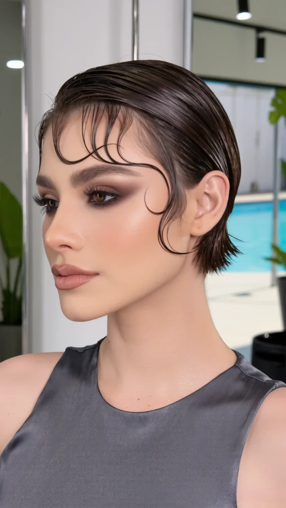 Wet Look Pixie