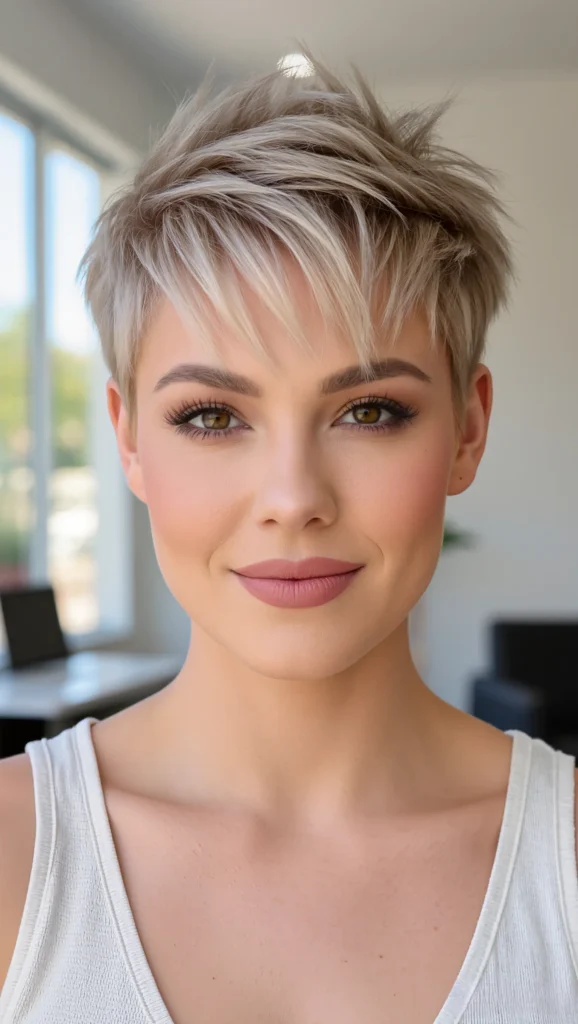 Textured Pixie Cut