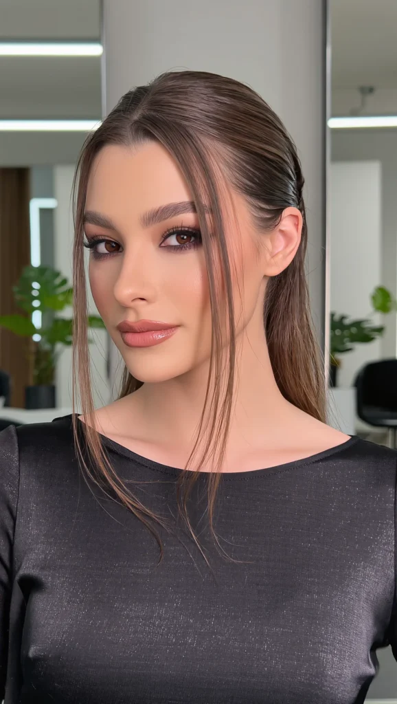 25 Long Summer Hairstyles 2026 9 Wet Look Hair