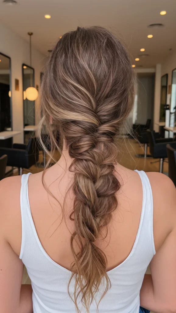 25 Long Summer Hairstyles 2026 8 Loose Fishtail Braid