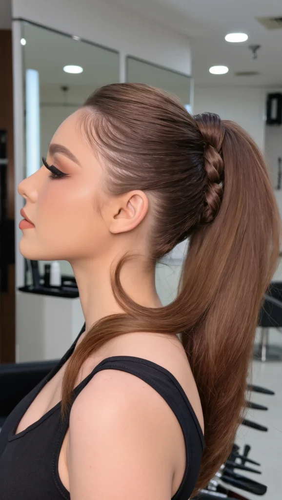 25 Long Summer Hairstyles 2026 3 Sleek High Ponytail