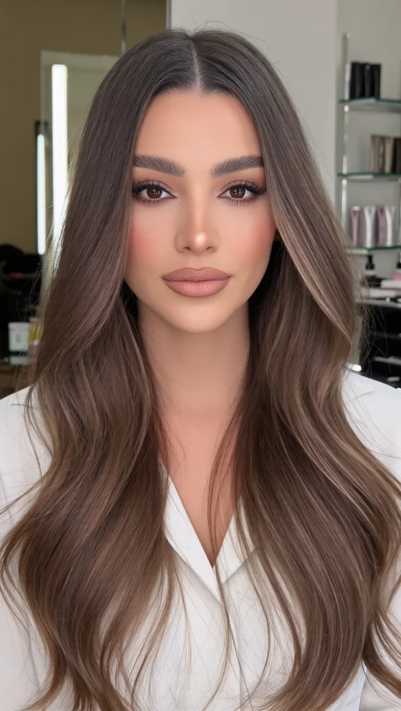 25 Long Summer Hairstyles 2026 26 Textured Loose Hair with Middle Part