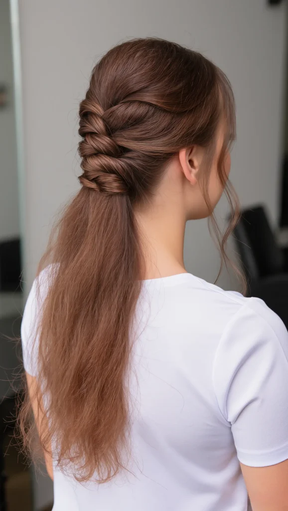 25 Long Summer Hairstyles 2026 21 Rope Braid Ponytail