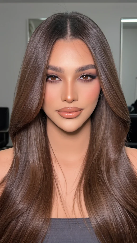 25 Long Summer Hairstyles 2026 18 Straight & Glossy