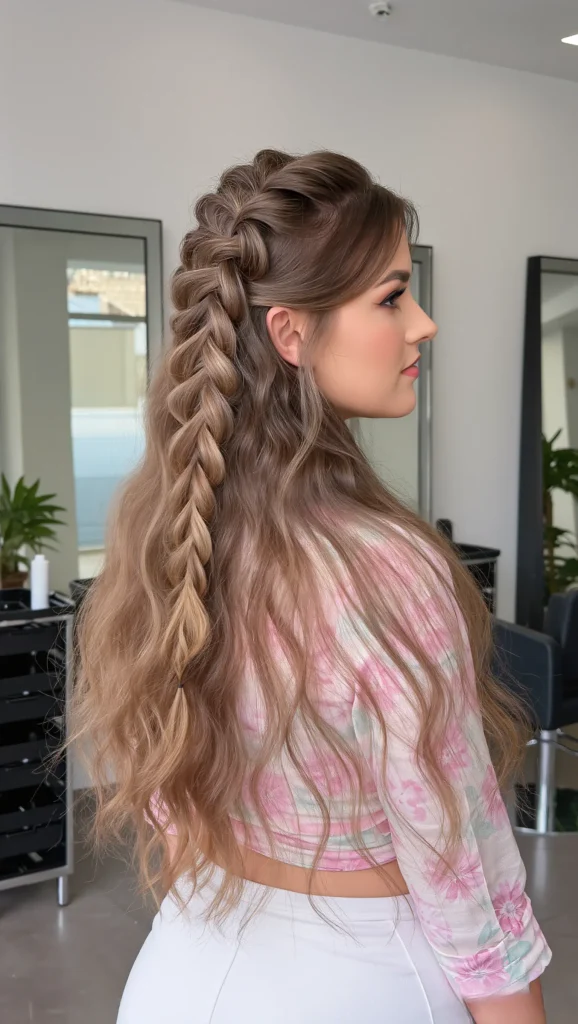 25 Long Summer Hairstyles 2026 17 Waterfall Braid