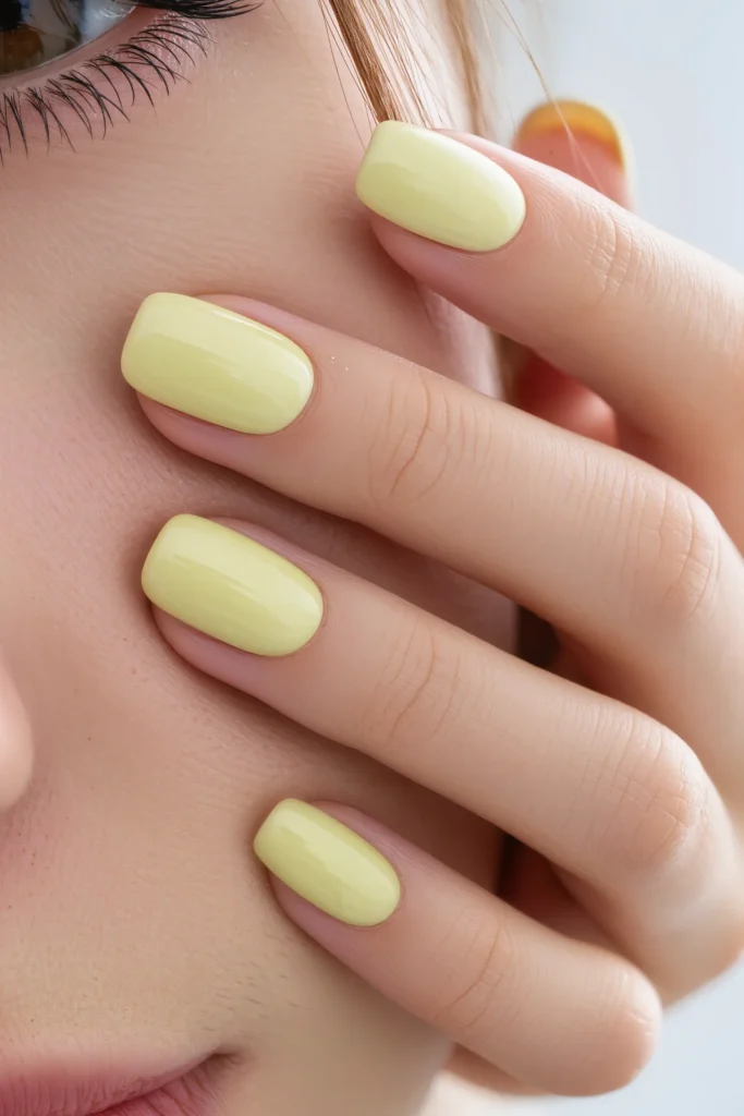Lemon Sorbet Nails