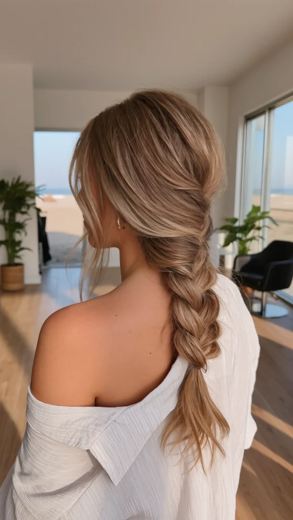 25 Cute Summer Hair Looks for 2026 19 Loose Fishtail Braid