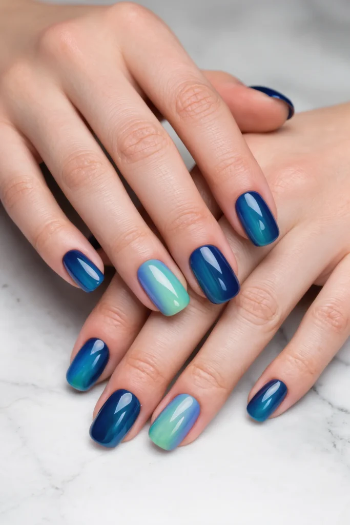 Oceanic Blue Ombré
