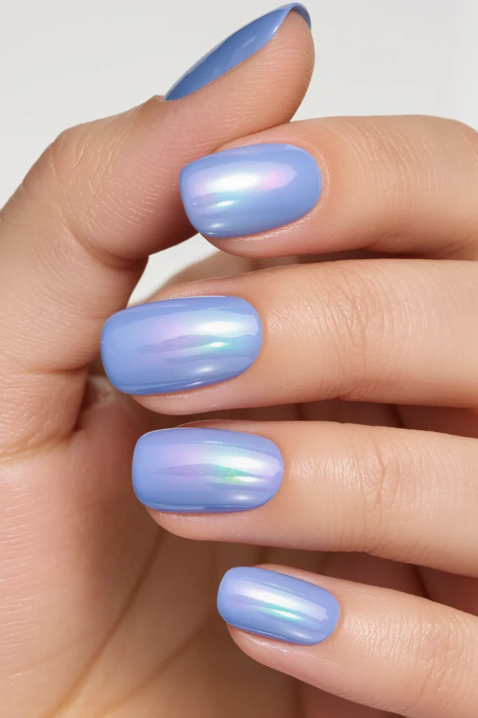 Periwinkle Dreams Nails