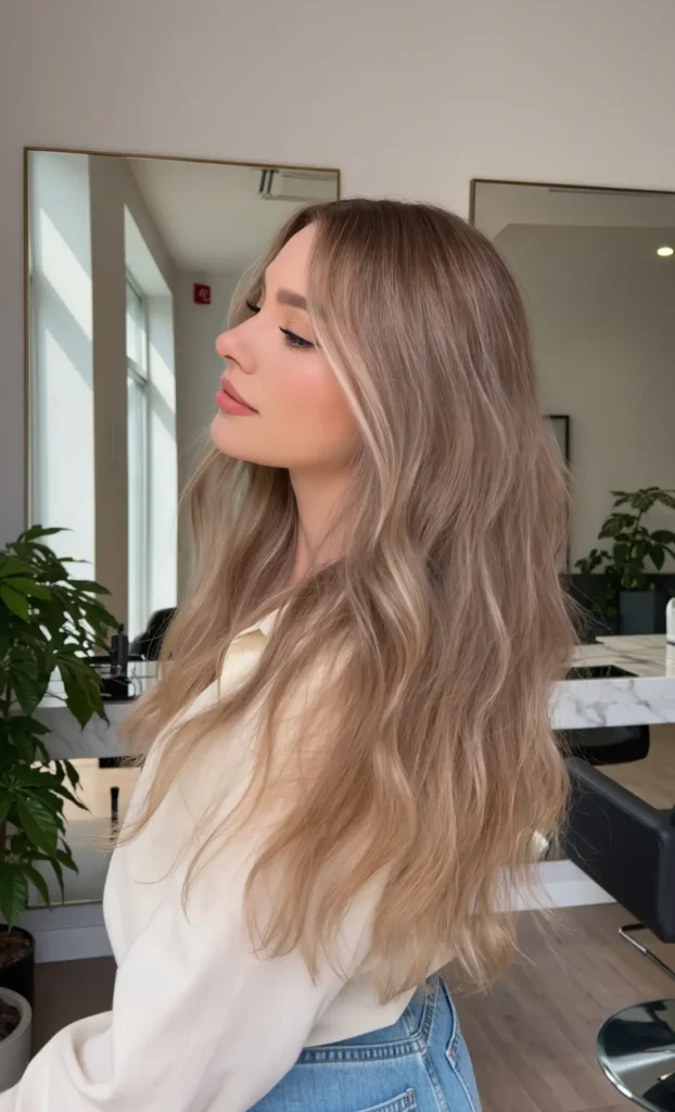 Tousled Beach Waves with Layers