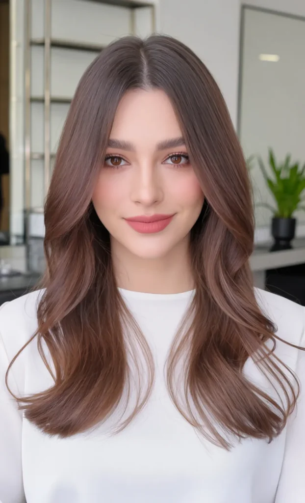 Beachy Waves with Middle Part
