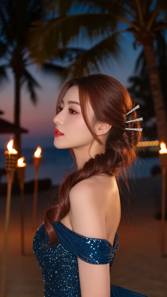 Side-Swept Beach Waves