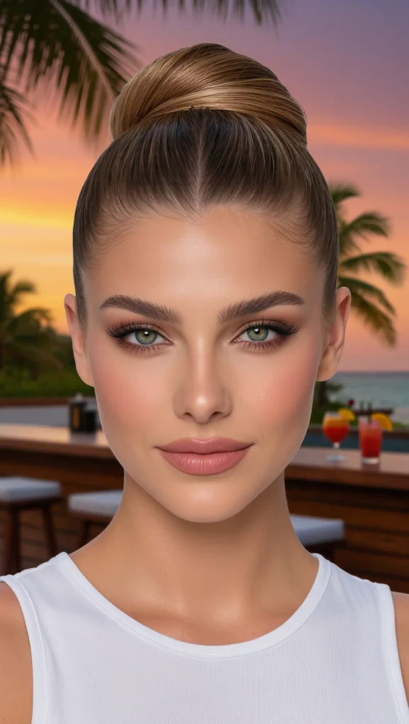 Slicked Back Bun