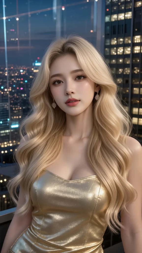 Sunlit Platinum Blonde