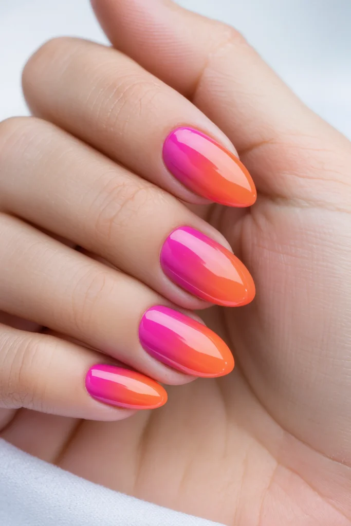 Sunset Gradient Nails