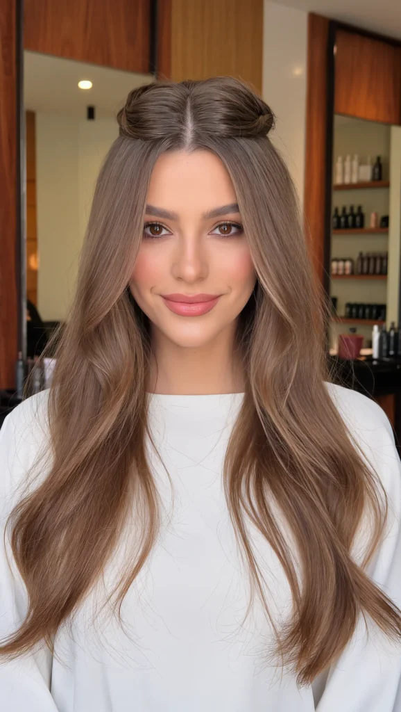 Twisted Half-Up Style