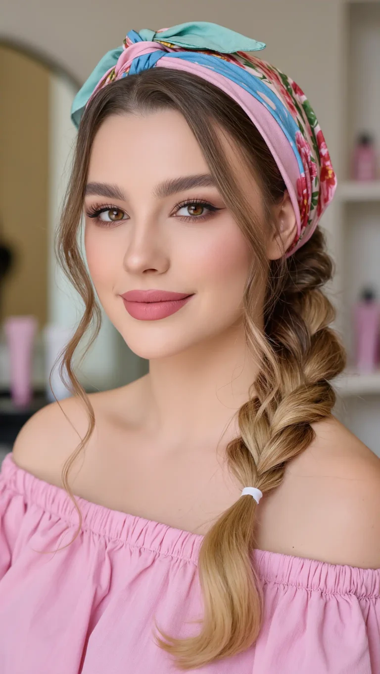 24 Summer Camp Hairstyles With Bandanas That Are Cute, Easy & Heat-Proof 52 24 Summer Camp Hairstyles With Bandanas That Are Cute, Easy & Heat-Proof