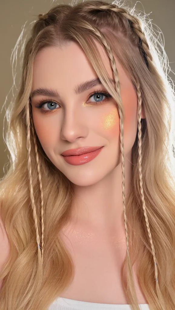 24 Summer Prom Hairstyles for 2026 That Are Glamorous, Trendy & Heat-Proof 21 Loose Waves with Face-Framing Braids