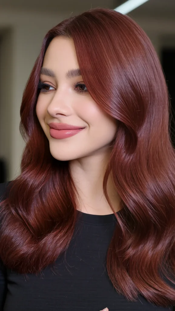 28 Trending Hair Colors Right Now in 2026 That Everyone Is Obsessed With 26 Auburn Velvet Hair
