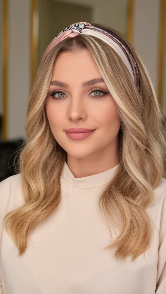 25 Bandana Summer Hairstyles for 2026 That Are Cute, Easy & Trendy 3 Beach Waves With a Headband Bandana