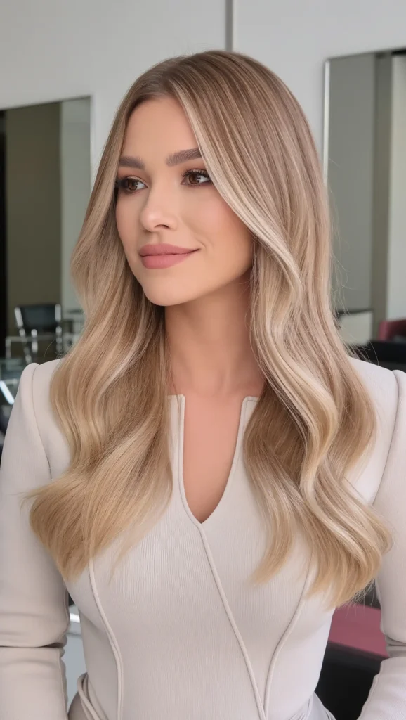 Beige Blonde Balayage