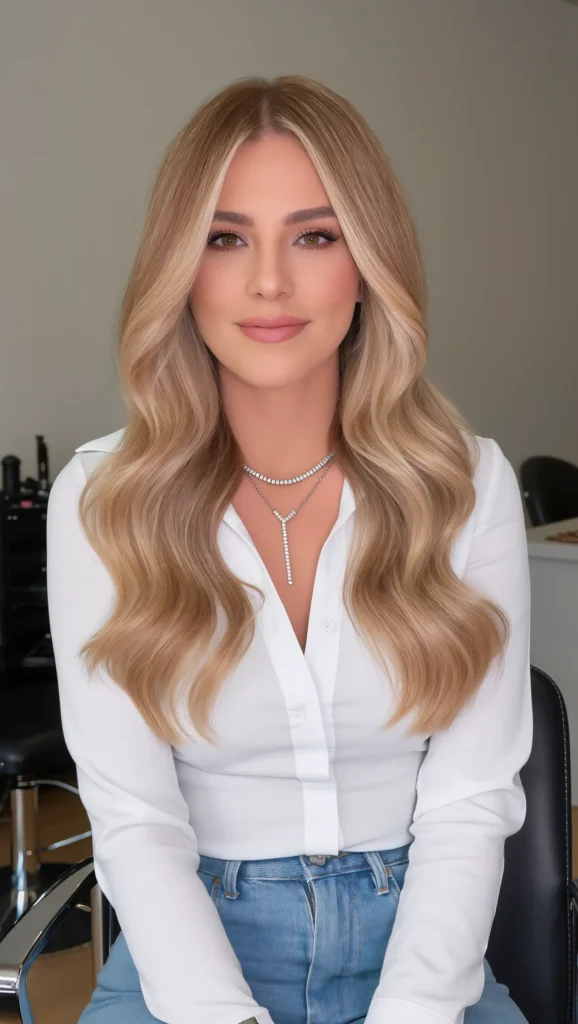 Blonde with Face-Framing Highlights