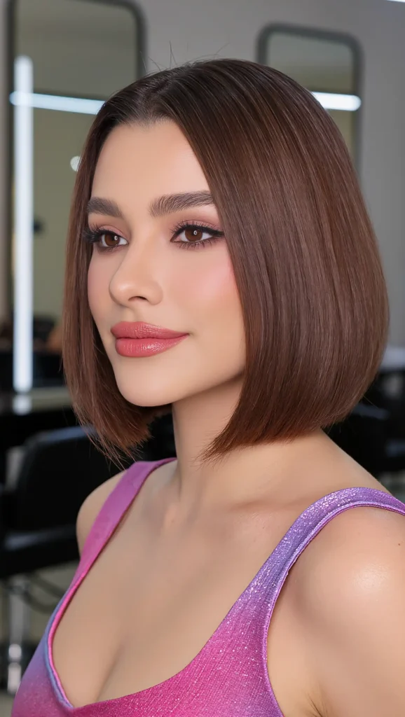 24 Summer Vacation Haircuts 2026 That Are Totally Travel-Ready 14 Blunt Lob with Texture