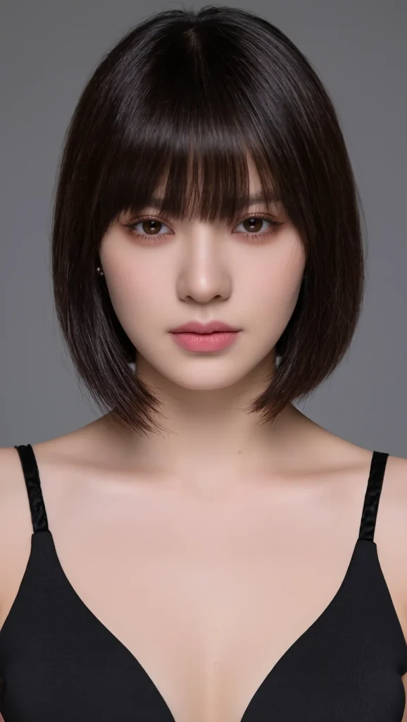 Blunt Medium-Length Haircut