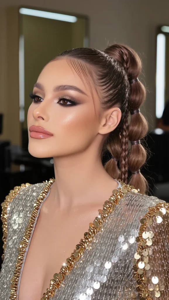 Braided High Ponytail