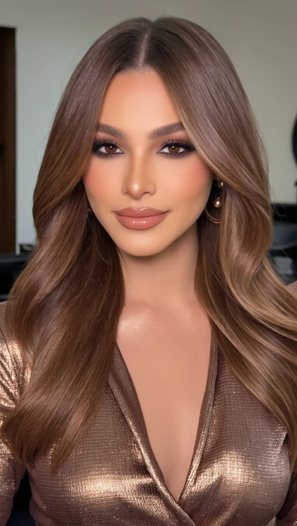 25 Natural Summer Hair Colors for 2026 That Look Effortlessly Sun-Kissed 19 Bronze Brown