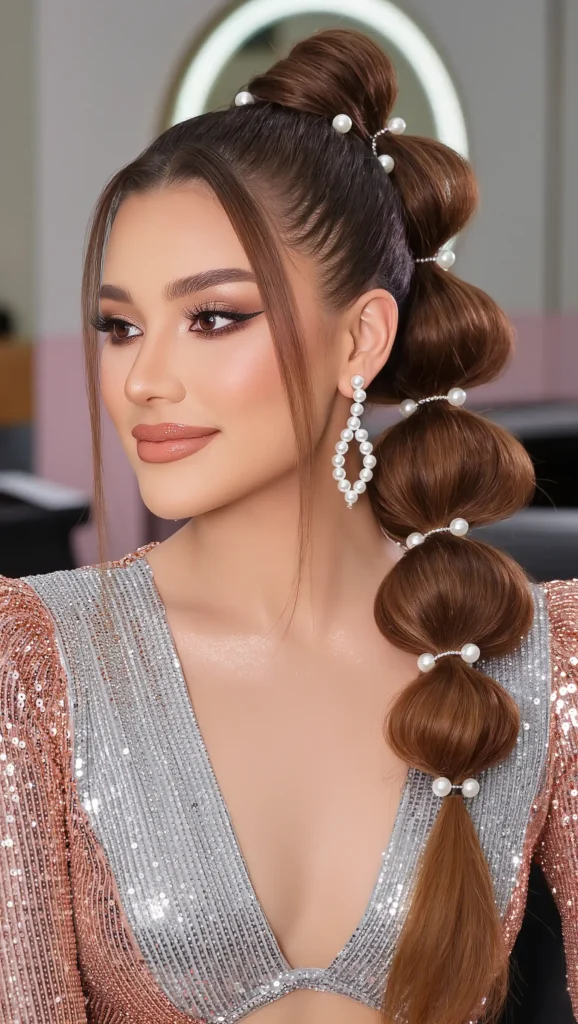 Bubble Braid Ponytail